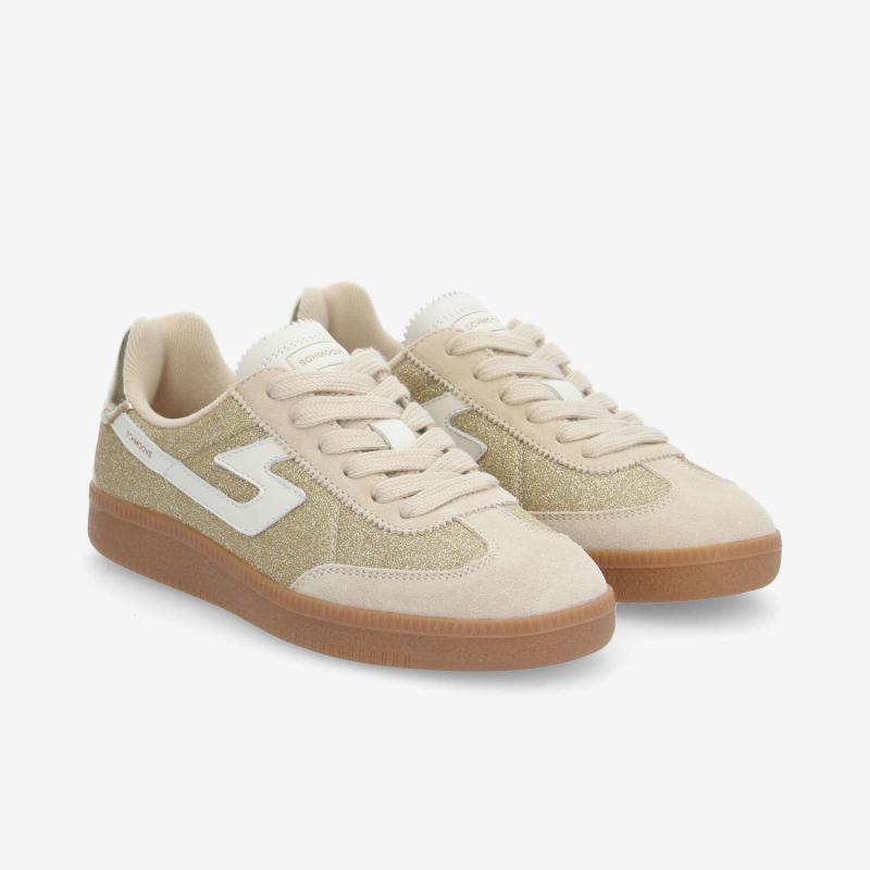SHEFFIELD JOGGER W - SPAN/SUEDE - OR/BEIGE